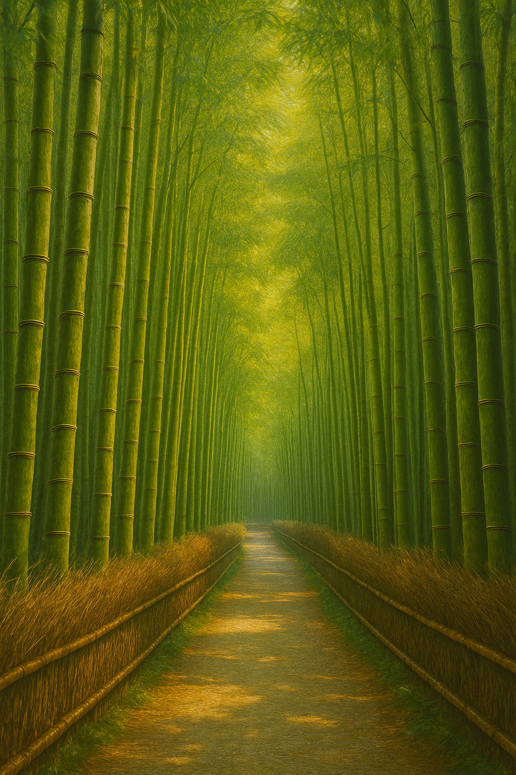Bamboo path