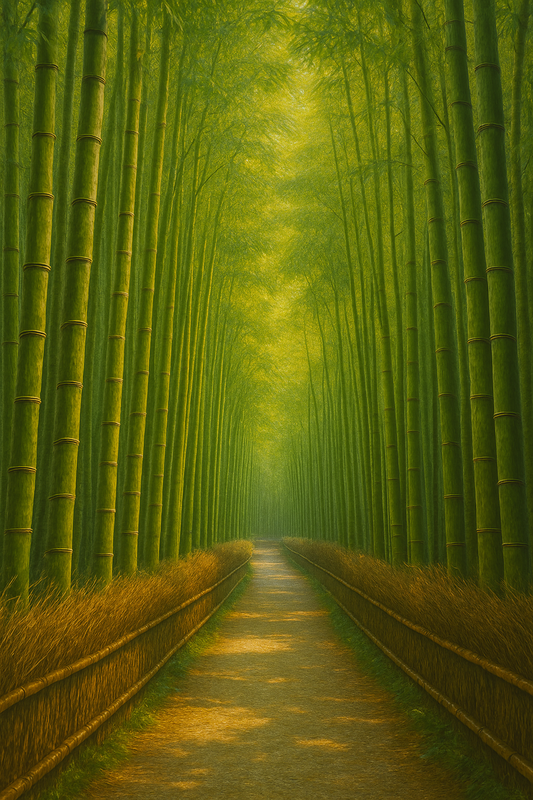 Bamboo path
